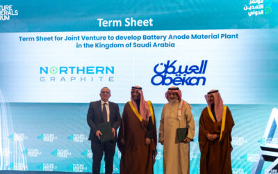 Northern Graphite and Al Obeikan Investment Group Sign Term Sheet for US$200 Million Battery Anode Material Plant in Kingdom of Saudi Arabia